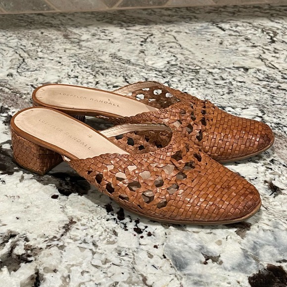 Loeffler Randall Lulu Woven Leather Mule - Picture 4 of 16